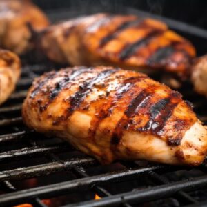 BBQ Chicken with Grilled Veggies