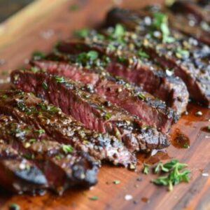 Grilled Steak with Chimichurri