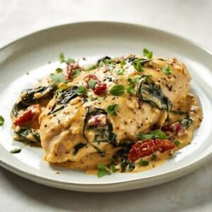 Tuscan Chicken with Rigatoni