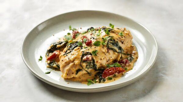 Tuscan Chicken with Rigatoni