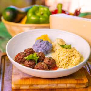 Meatballs with Orzo & Marinara