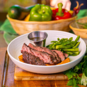 Grilled Steak with Chimichurri
