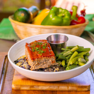 Meatloaf with Green Beans