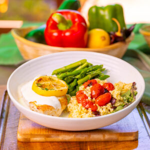 Greek Chicken with Whipped Feta